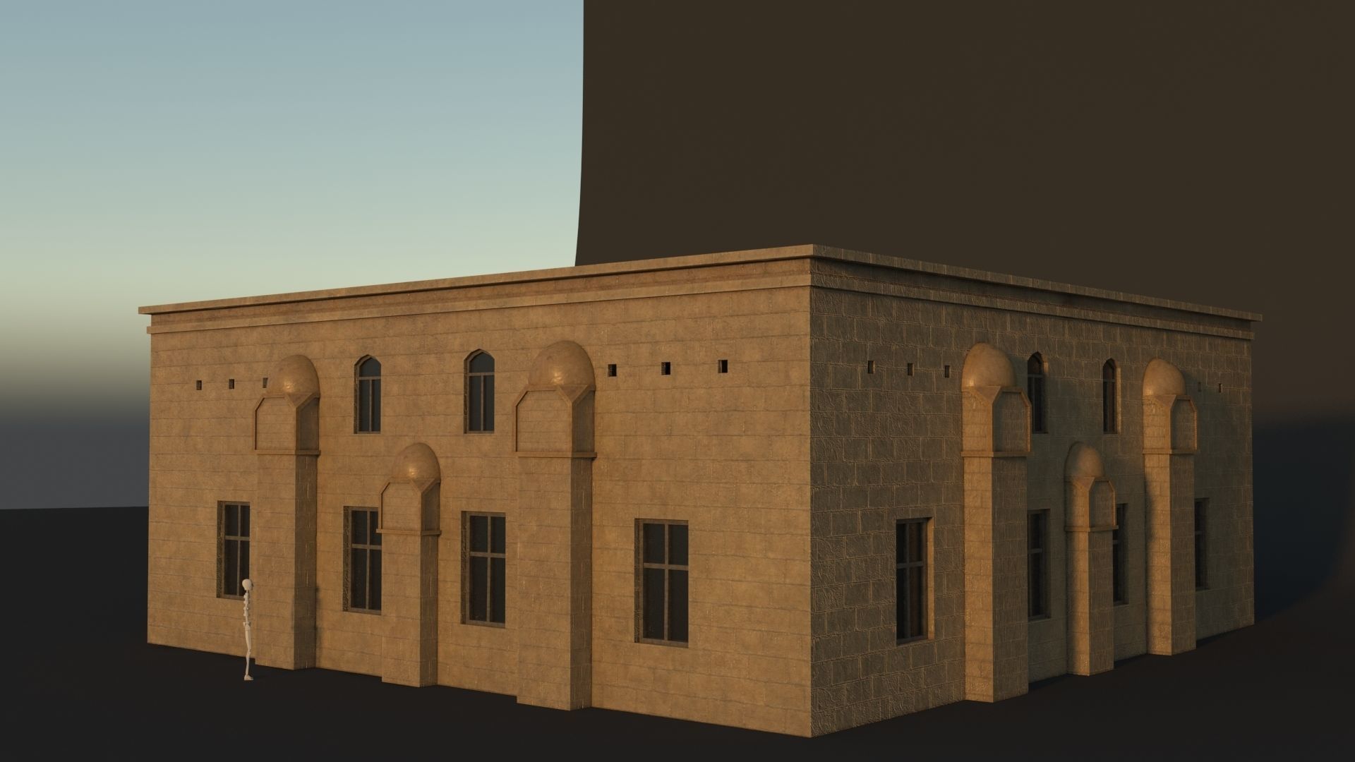 36 Mardin Old Houses Set Buildings 3D model Low-poly 3D model_39
