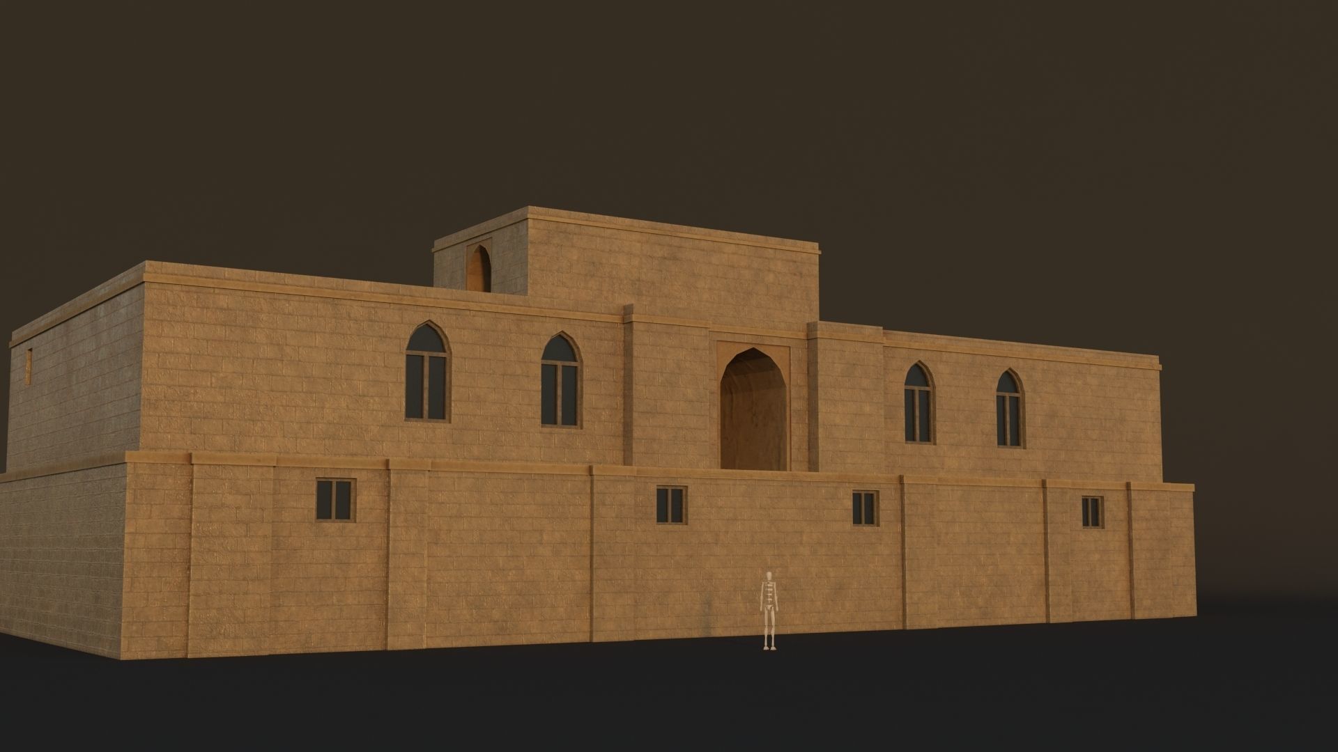 36 Mardin Old Houses Set Buildings 3D model Low-poly 3D model_51