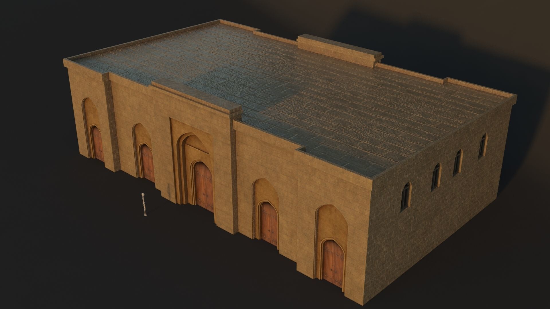 36 Mardin Old Houses Set Buildings 3D model Low-poly 3D model_50