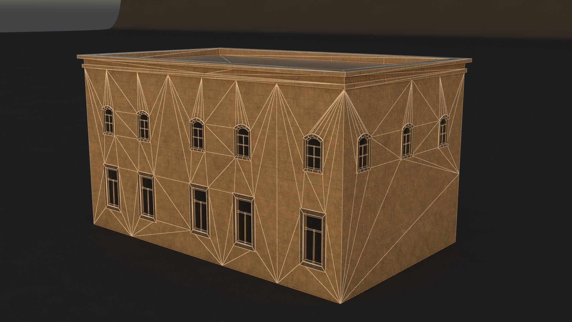 36 Mardin Old Houses Set Buildings 3D model Low-poly 3D model_19