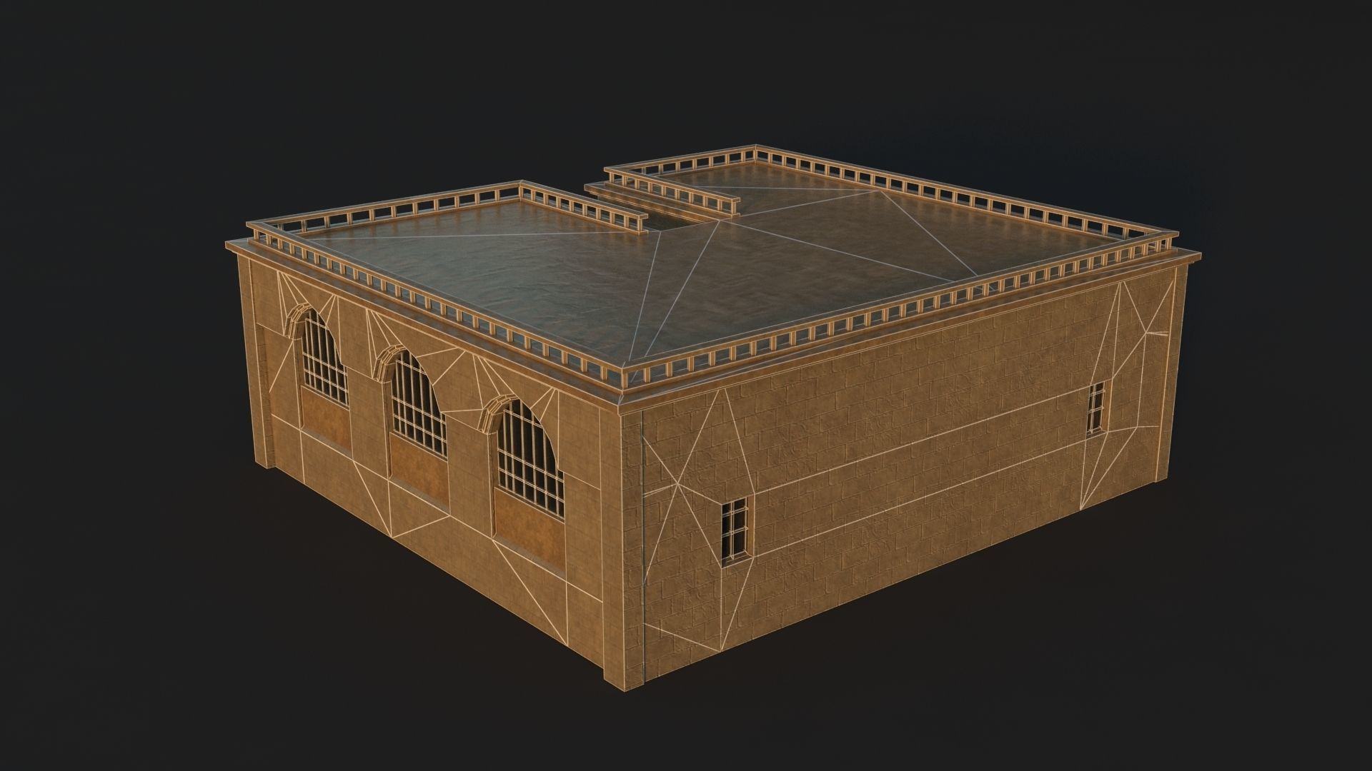 36 Mardin Old Houses Set Buildings 3D model Low-poly 3D model_70