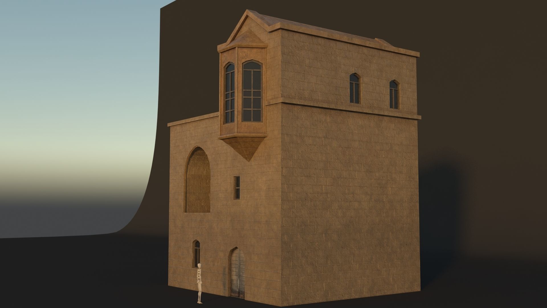 36 Mardin Old Houses Set Buildings 3D model Low-poly 3D model_46