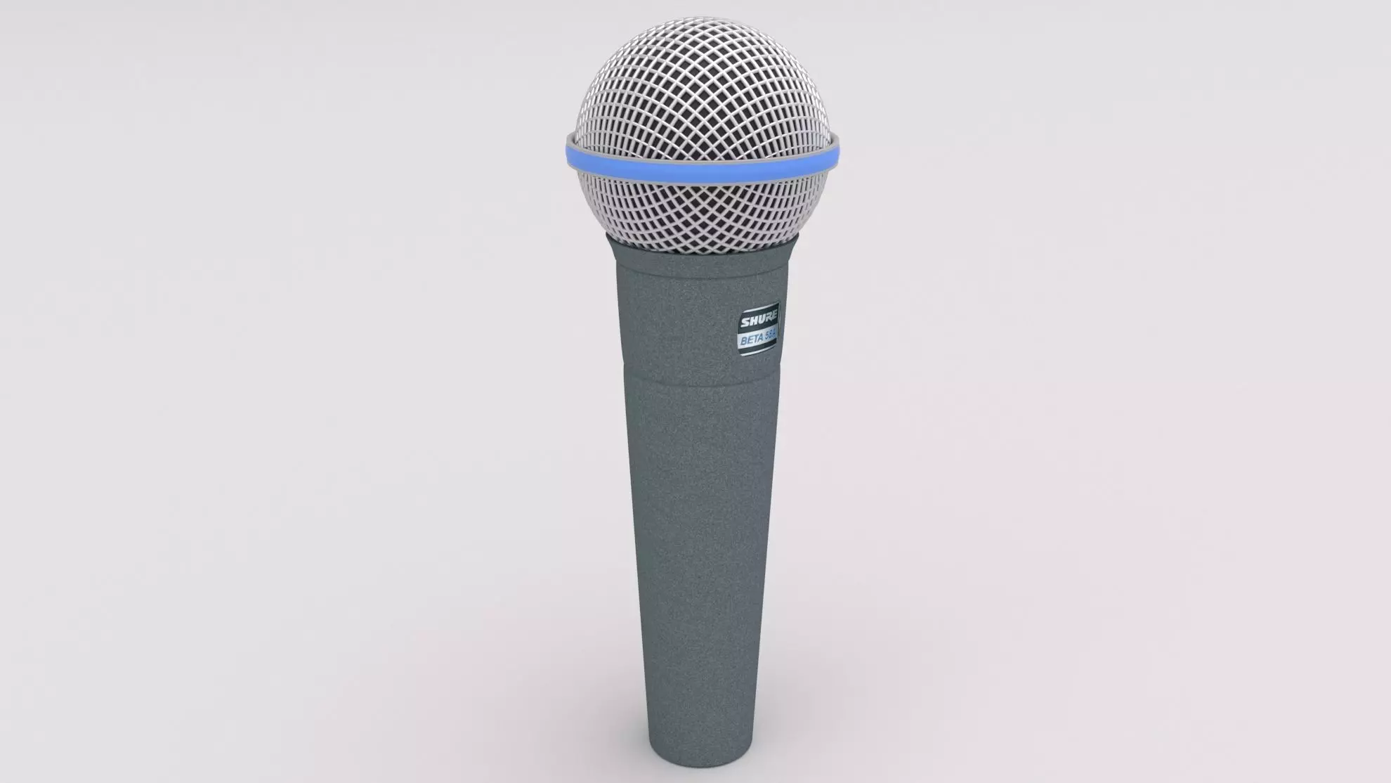 Shure Beta 58a Low-poly 3D model