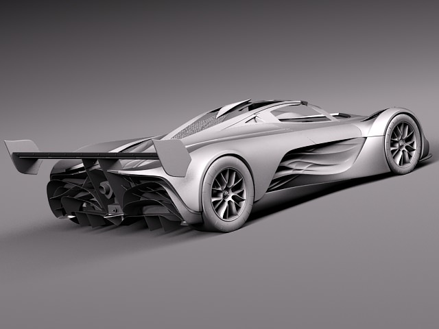Mazda Furai Concept 2008 3D model_10