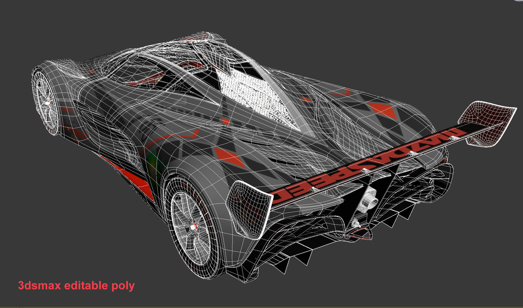 Mazda Furai Concept 2008 3D model_22