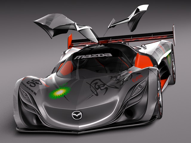 Mazda Furai Concept 2008 3D model_2
