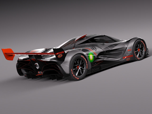 Mazda Furai Concept 2008 3D model_8