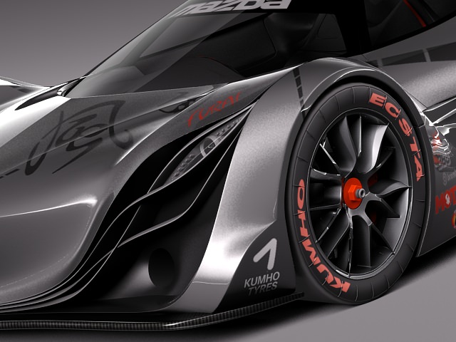 Mazda Furai Concept 2008 3D model_13