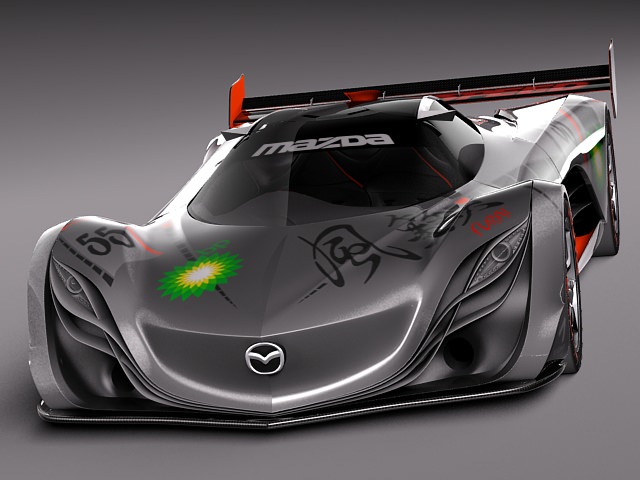 Mazda Furai Concept 2008 3D model_3