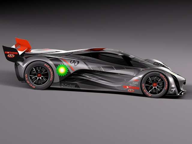 Mazda Furai Concept 2008 3D model_15