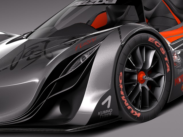 Mazda Furai Concept 2008 3D Model .max .obj .3ds .fbx .c4d ...