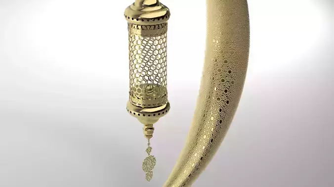 Ramadan Month Lantern 3D model