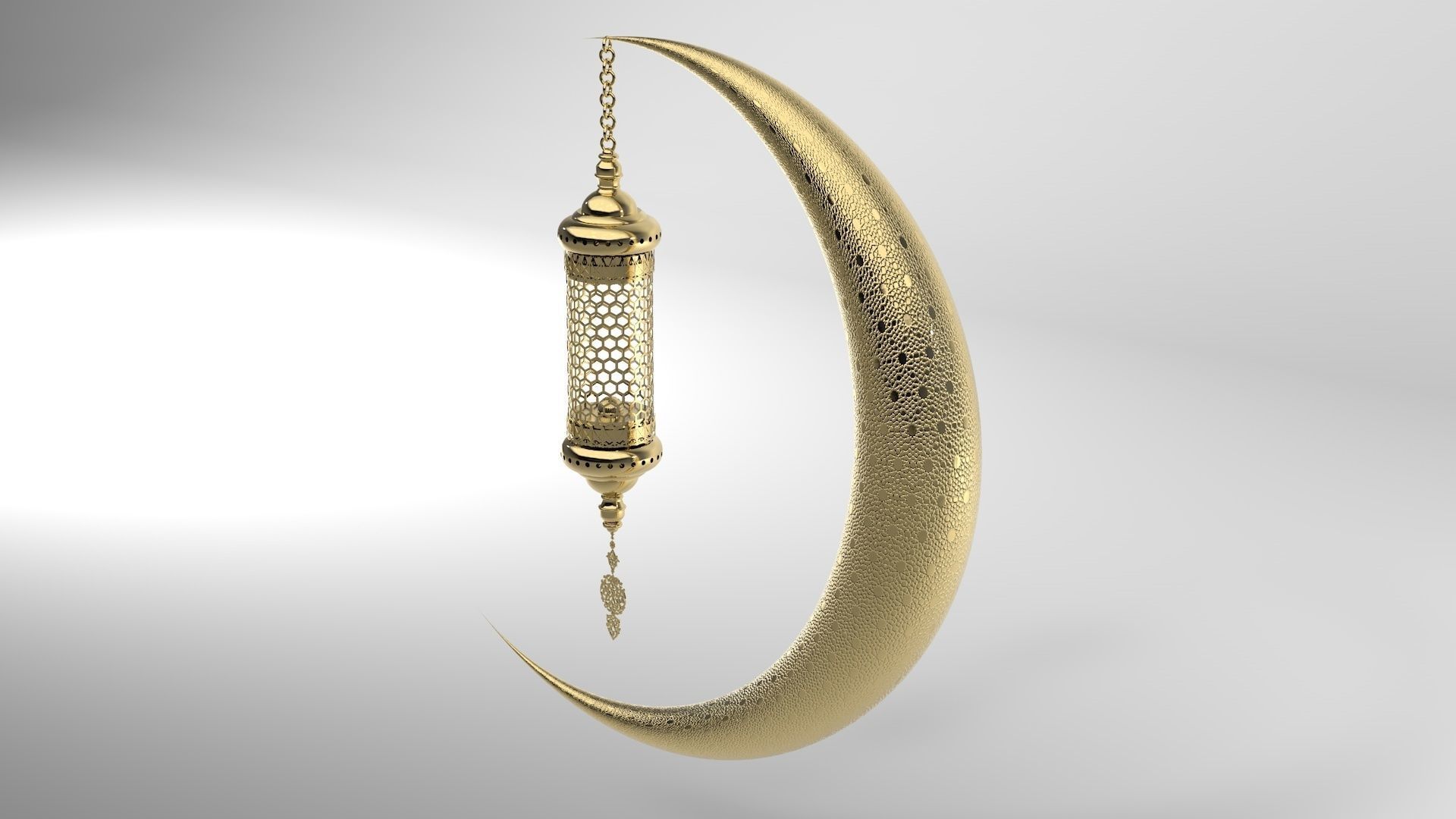 Ramadan Month Lantern 3D model_3