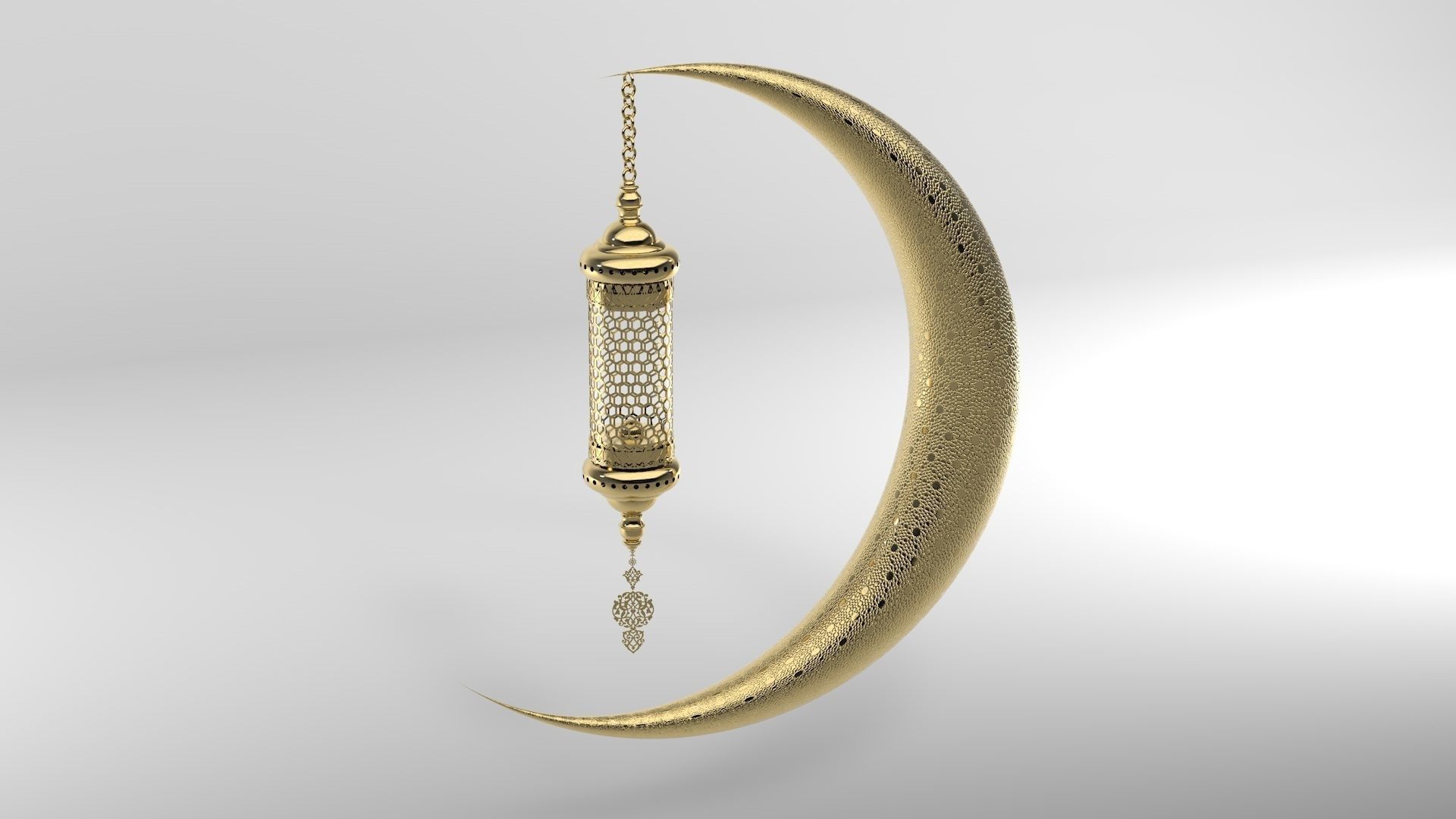 Ramadan Month Lantern 3D model_2
