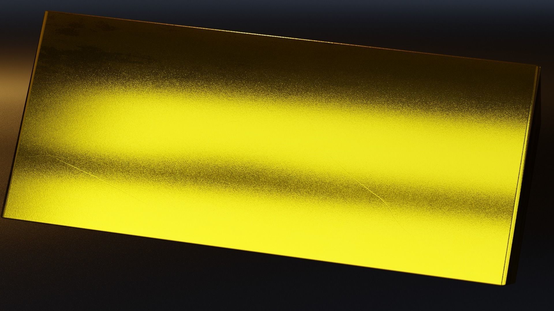 Gold Block 3D model_3