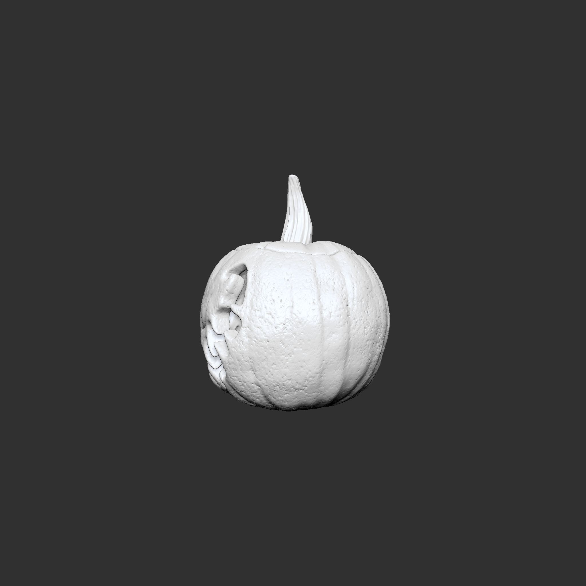 Jack-o-lantern Sinister Smile  3D print model_26