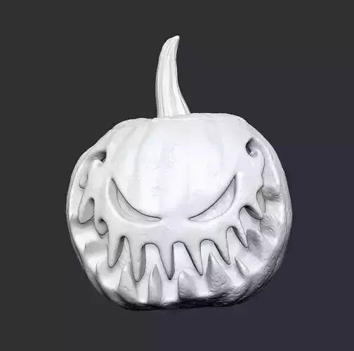 Jack-o-lantern Sinister Smile  3D print model