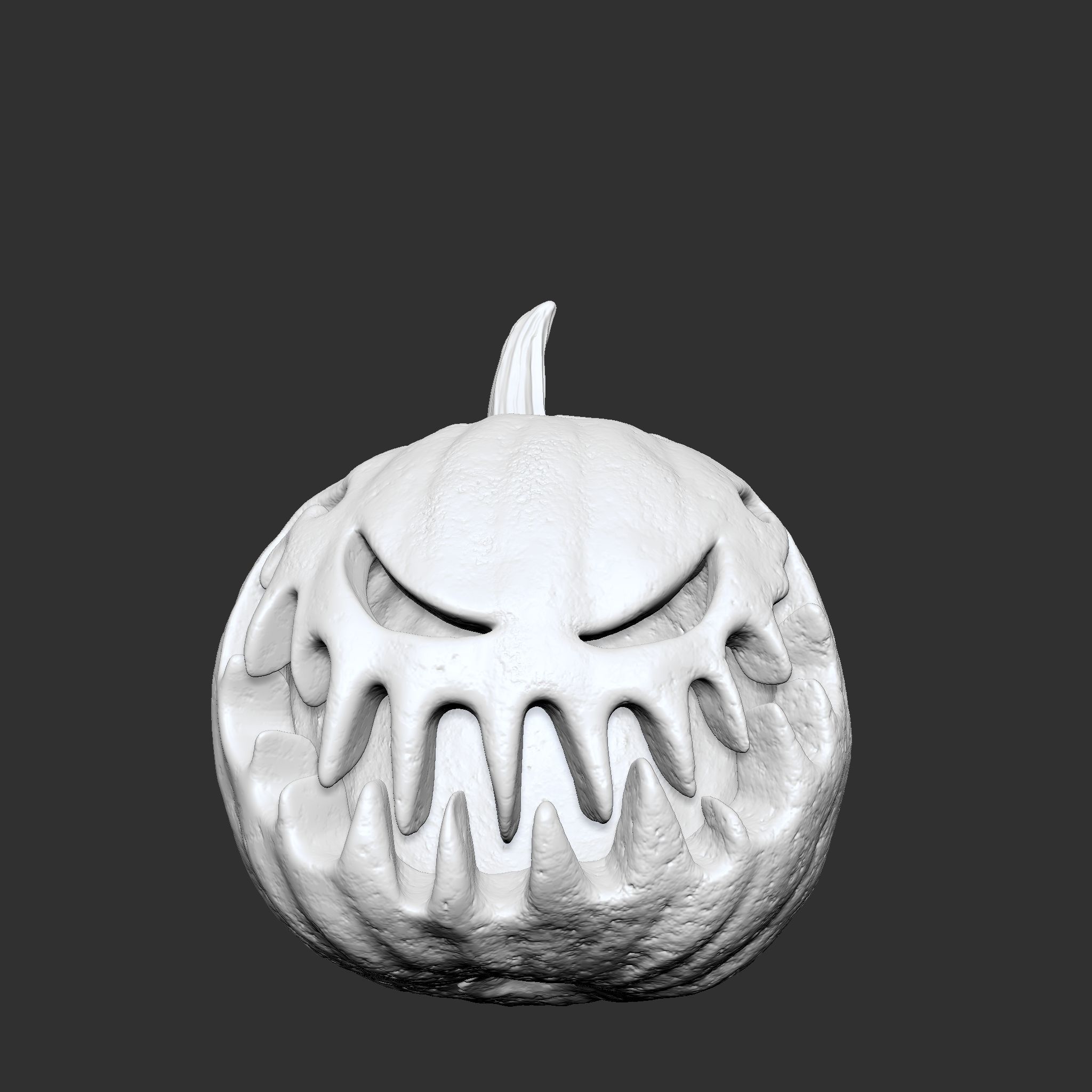 Jack-o-lantern Sinister Smile  3D print model_14