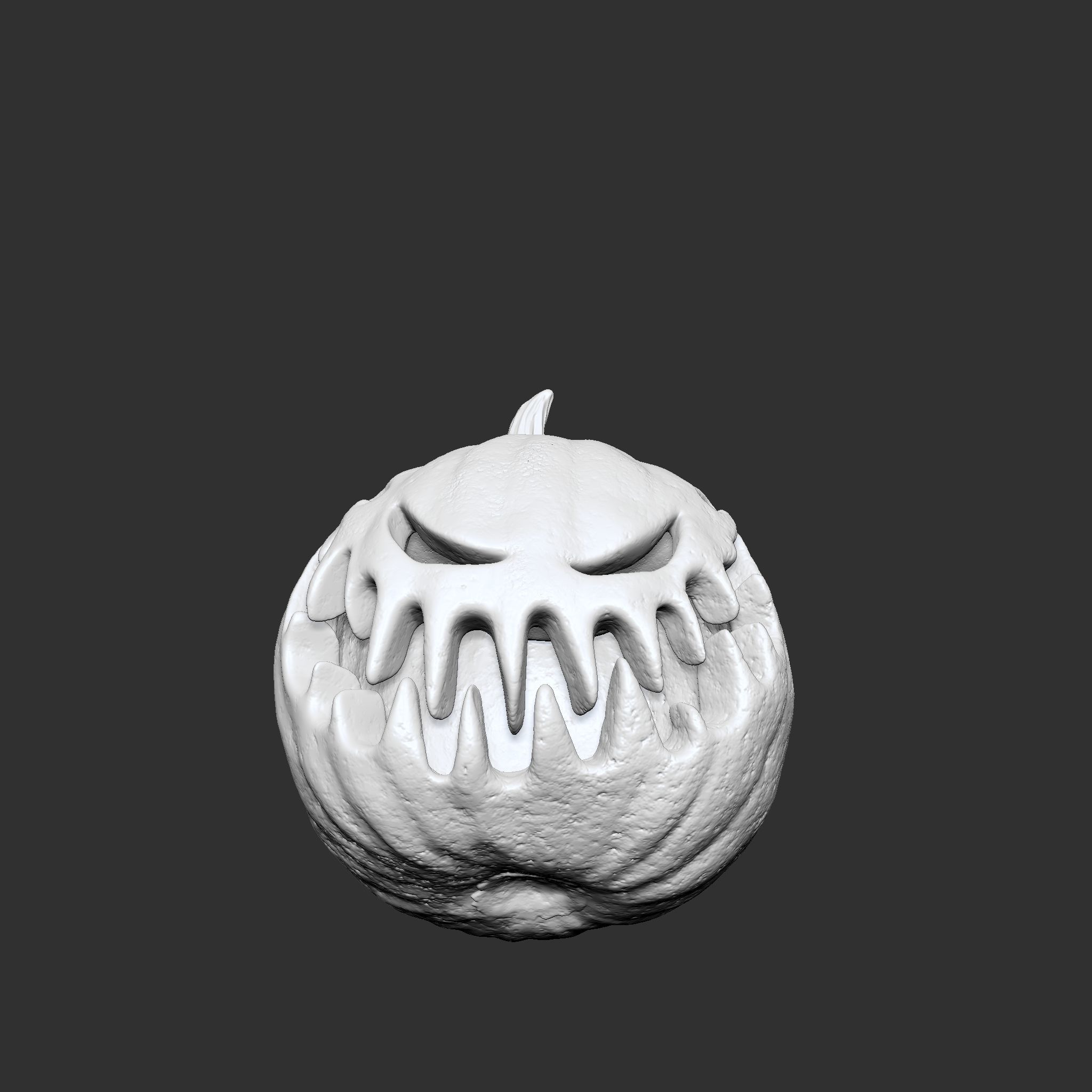 Jack-o-lantern Sinister Smile  3D print model_15