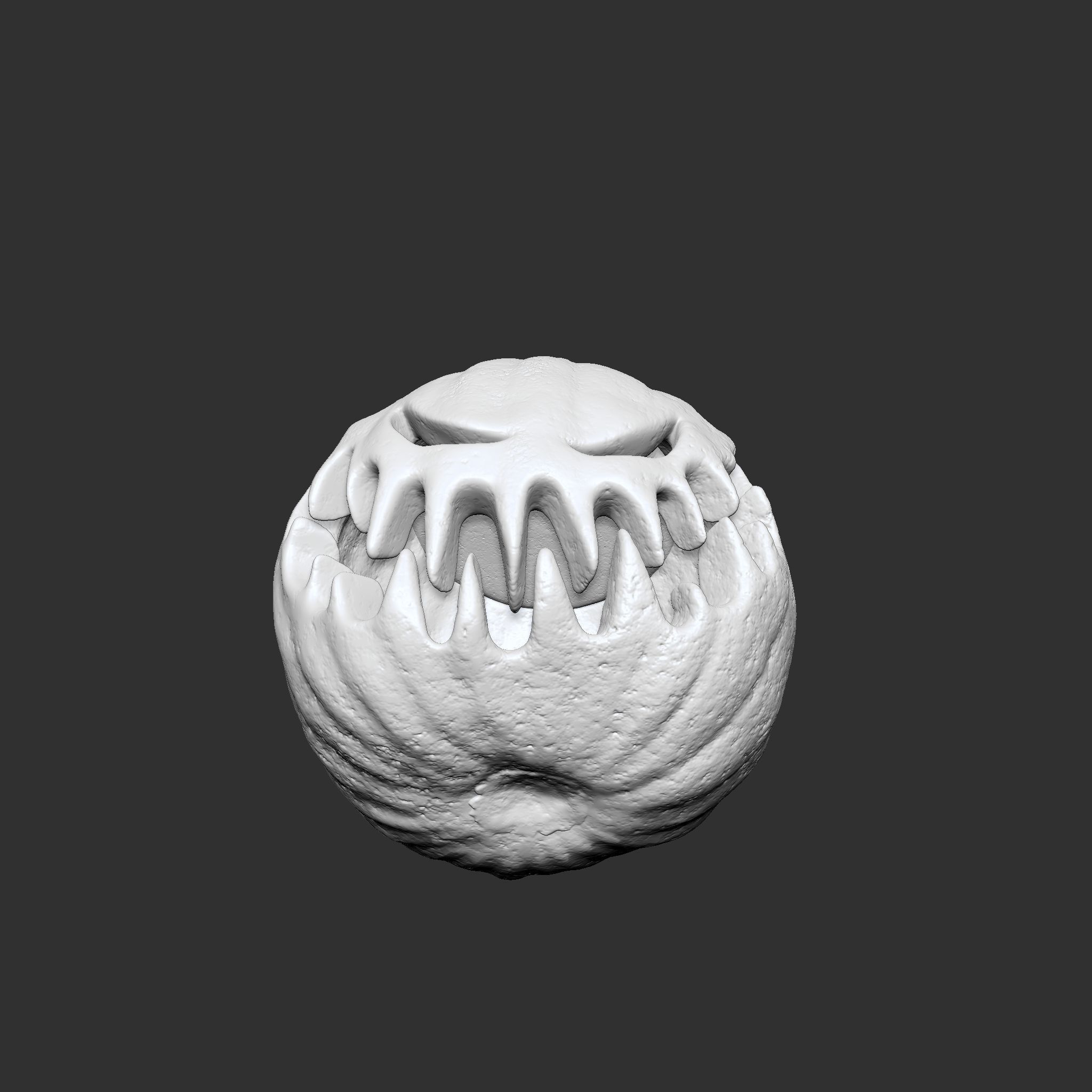 Jack-o-lantern Sinister Smile  3D print model_16