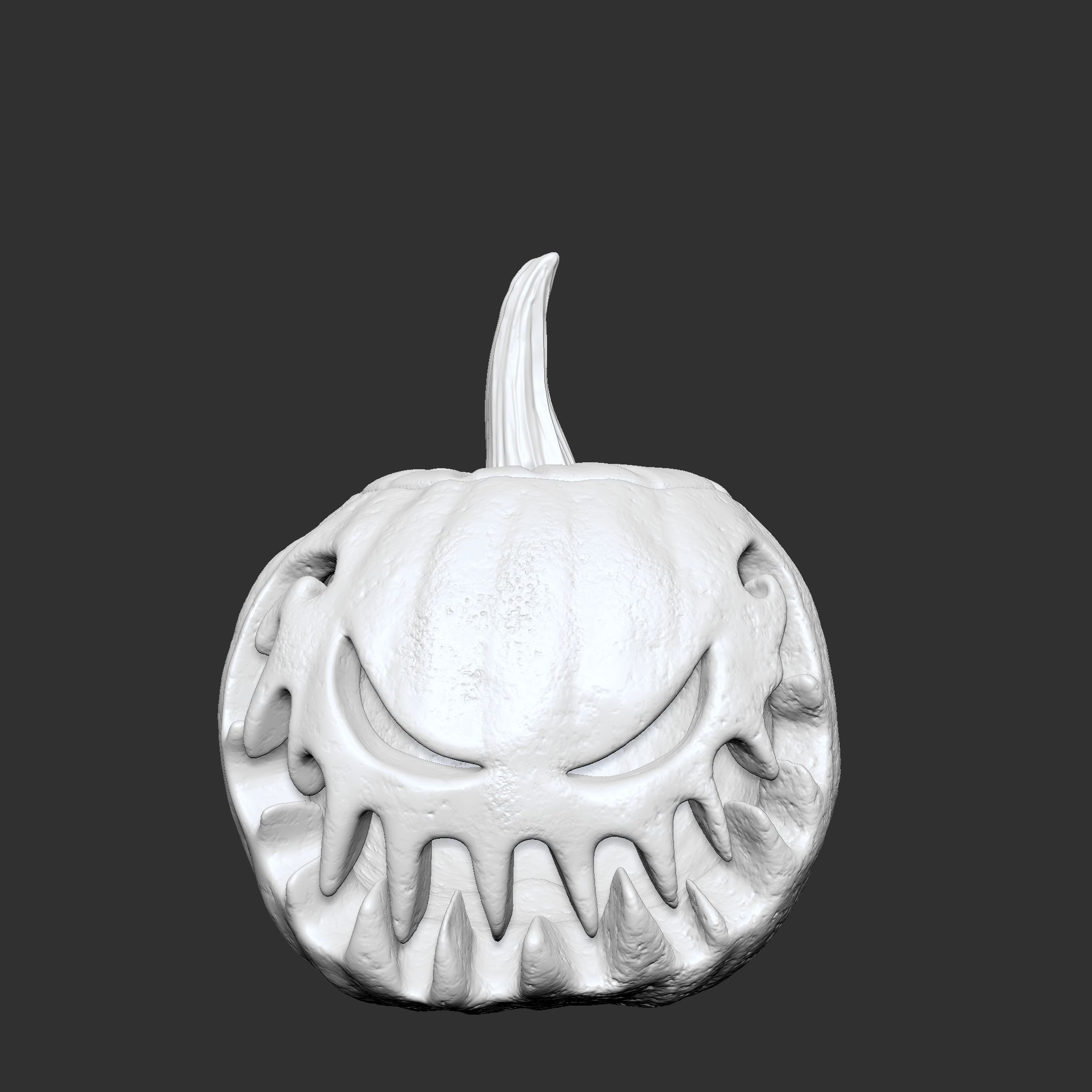 Jack-o-lantern Sinister Smile  3D print model_13