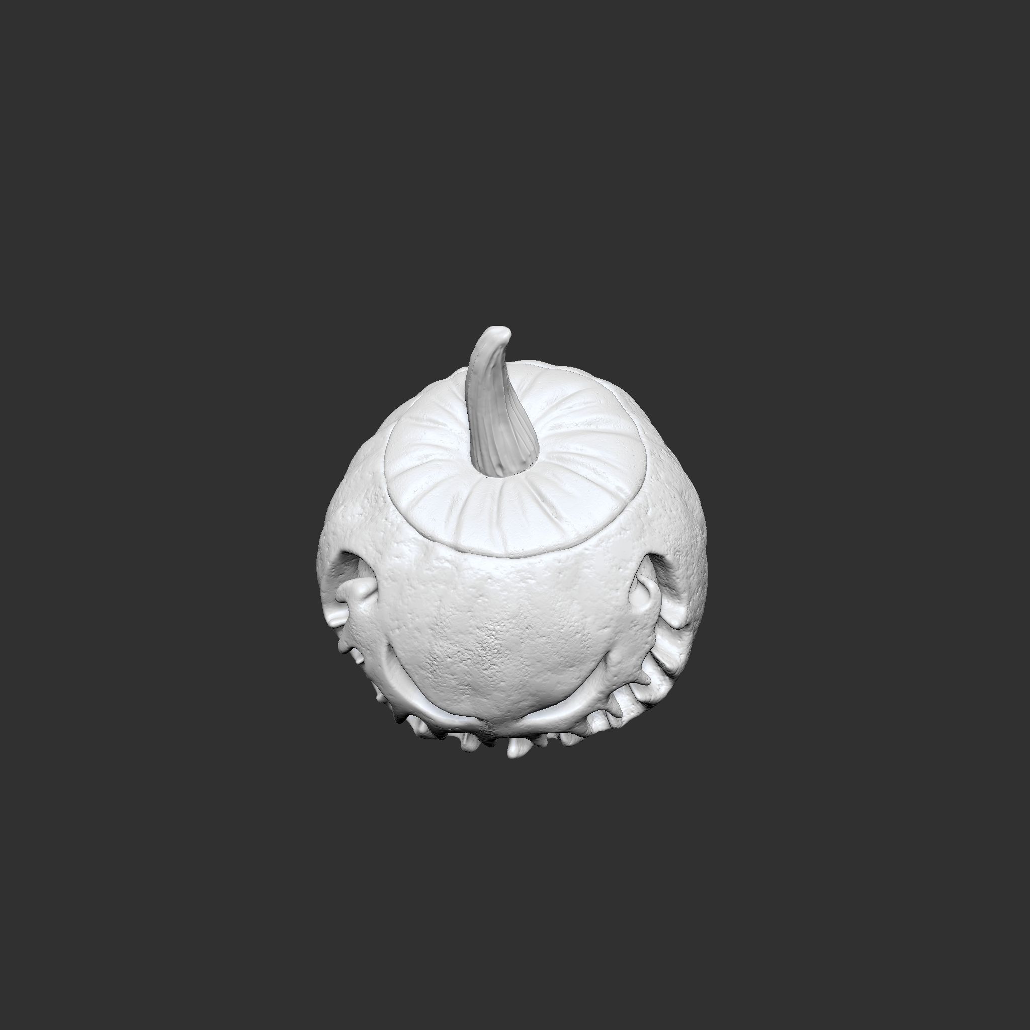 Jack-o-lantern Sinister Smile  3D print model_10