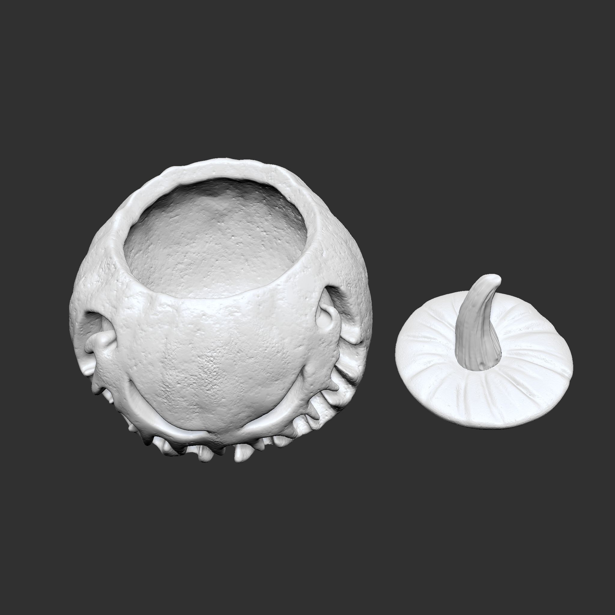 Jack-o-lantern Sinister Smile  3D print model_22