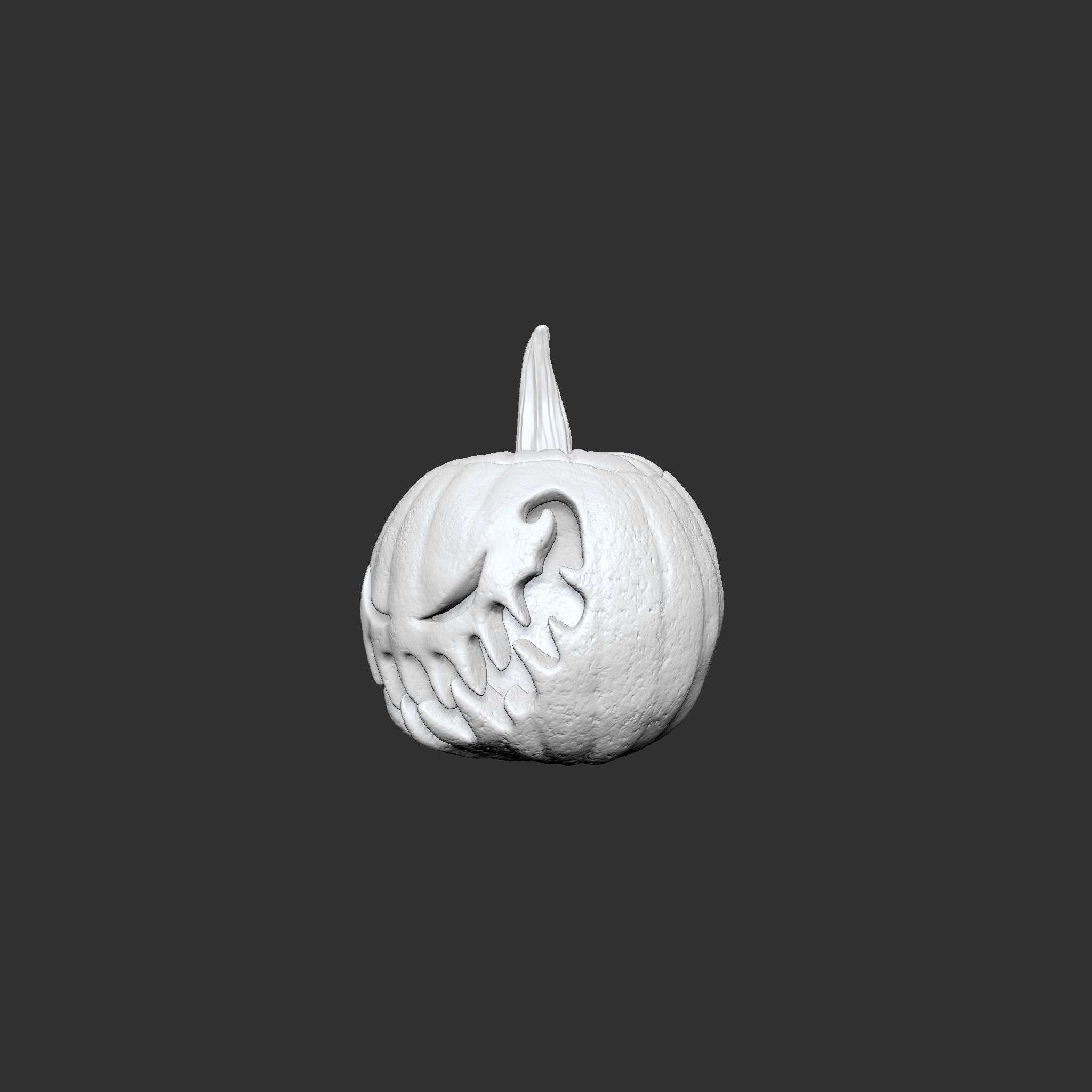 Jack-o-lantern Sinister Smile  3D print model_23