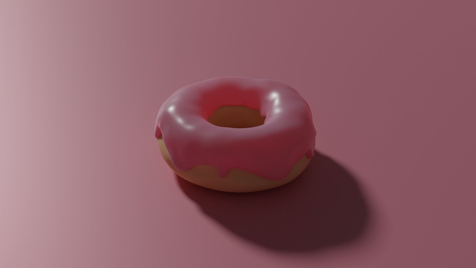 Donut 3D model_2