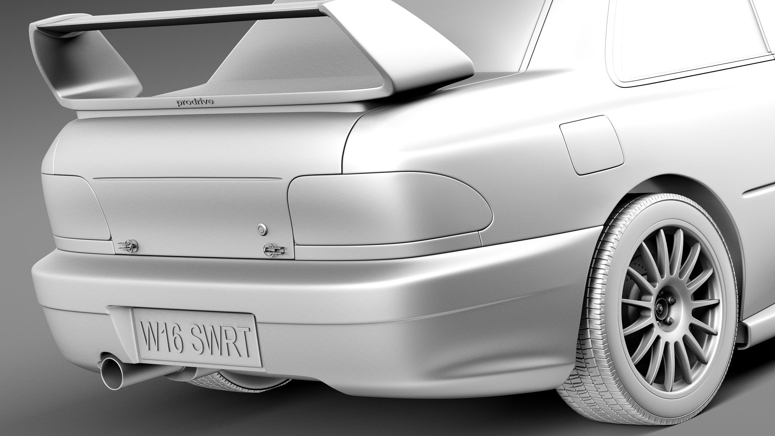 Subaru Impreza STi 22b WRC 1993-2000 3D model_11