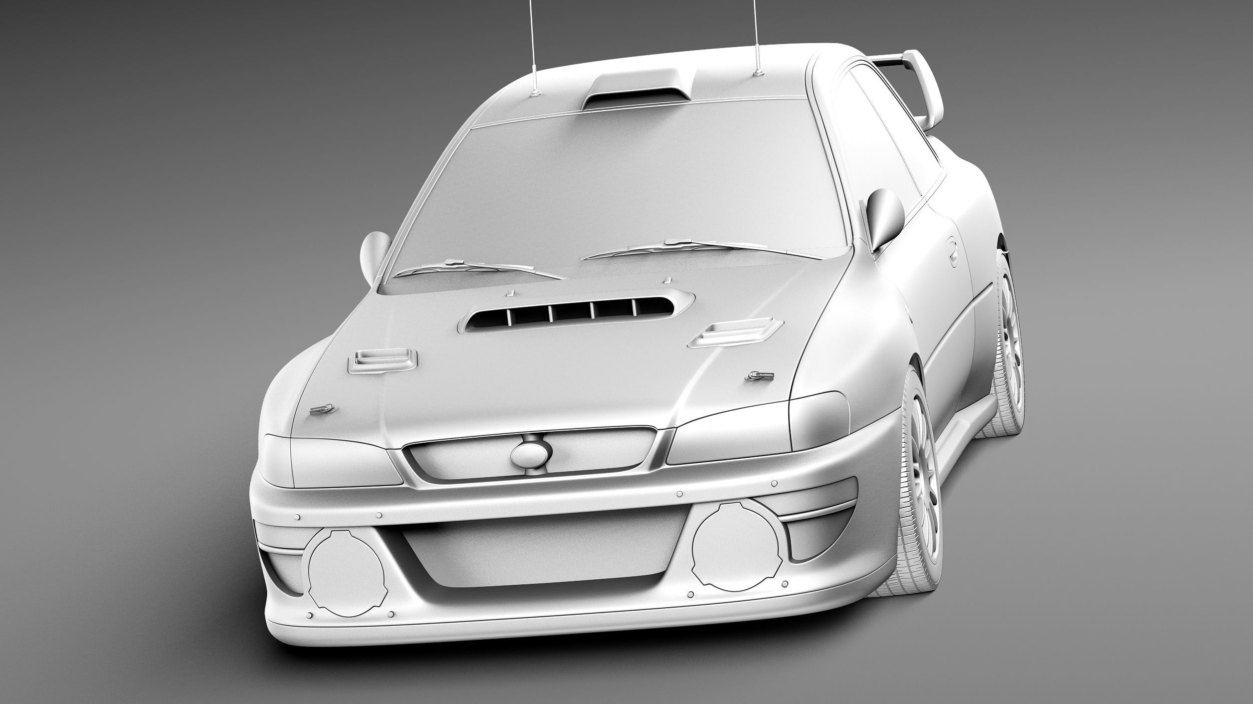 Subaru Impreza STi 22b WRC 1993-2000 3D model_9