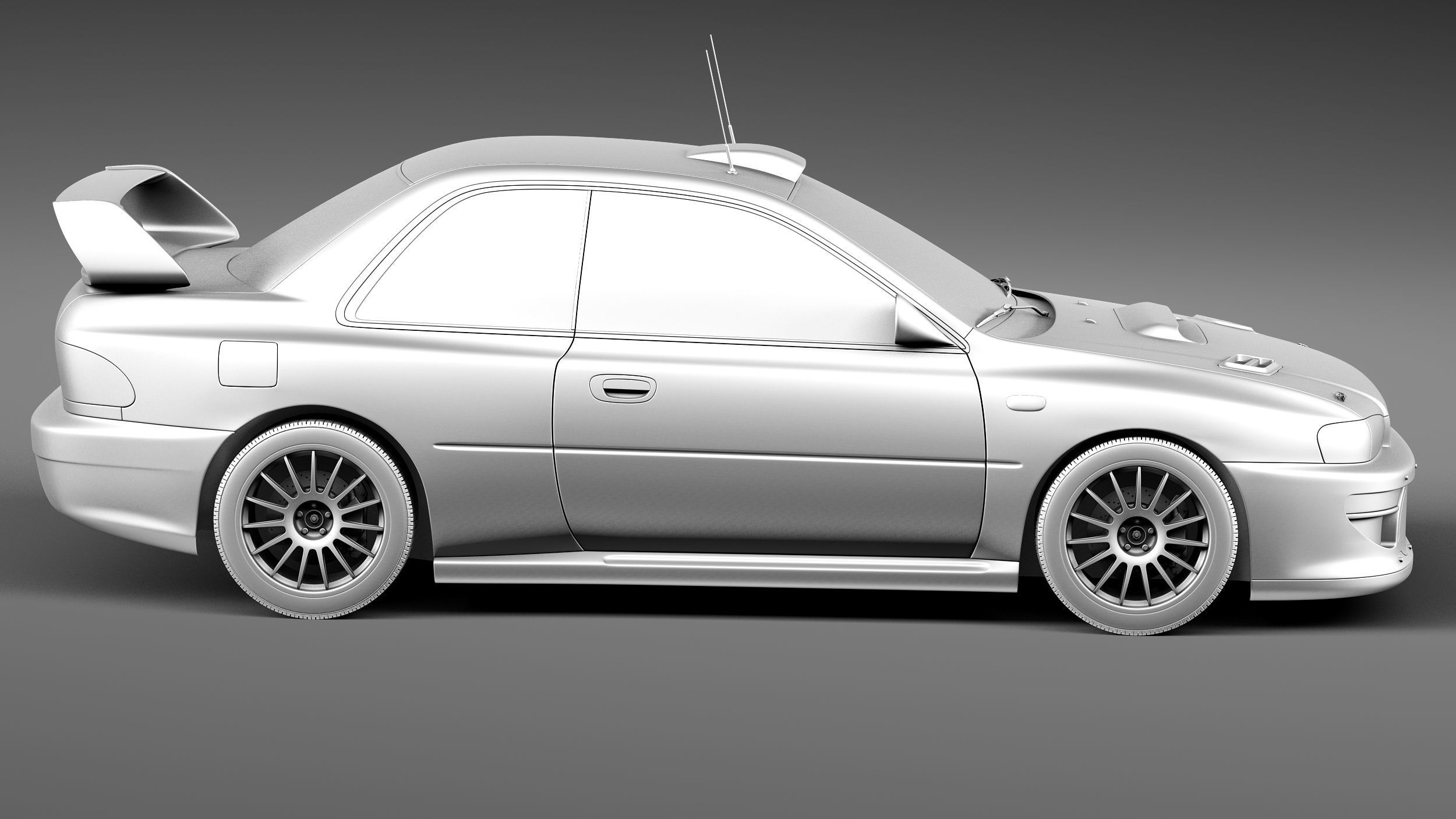 Subaru Impreza STi 22b WRC 1993-2000 3D model_14