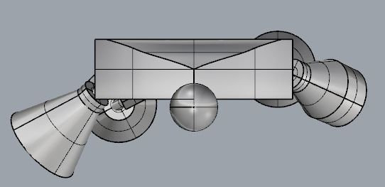 basic shape lava monster 3D model_1