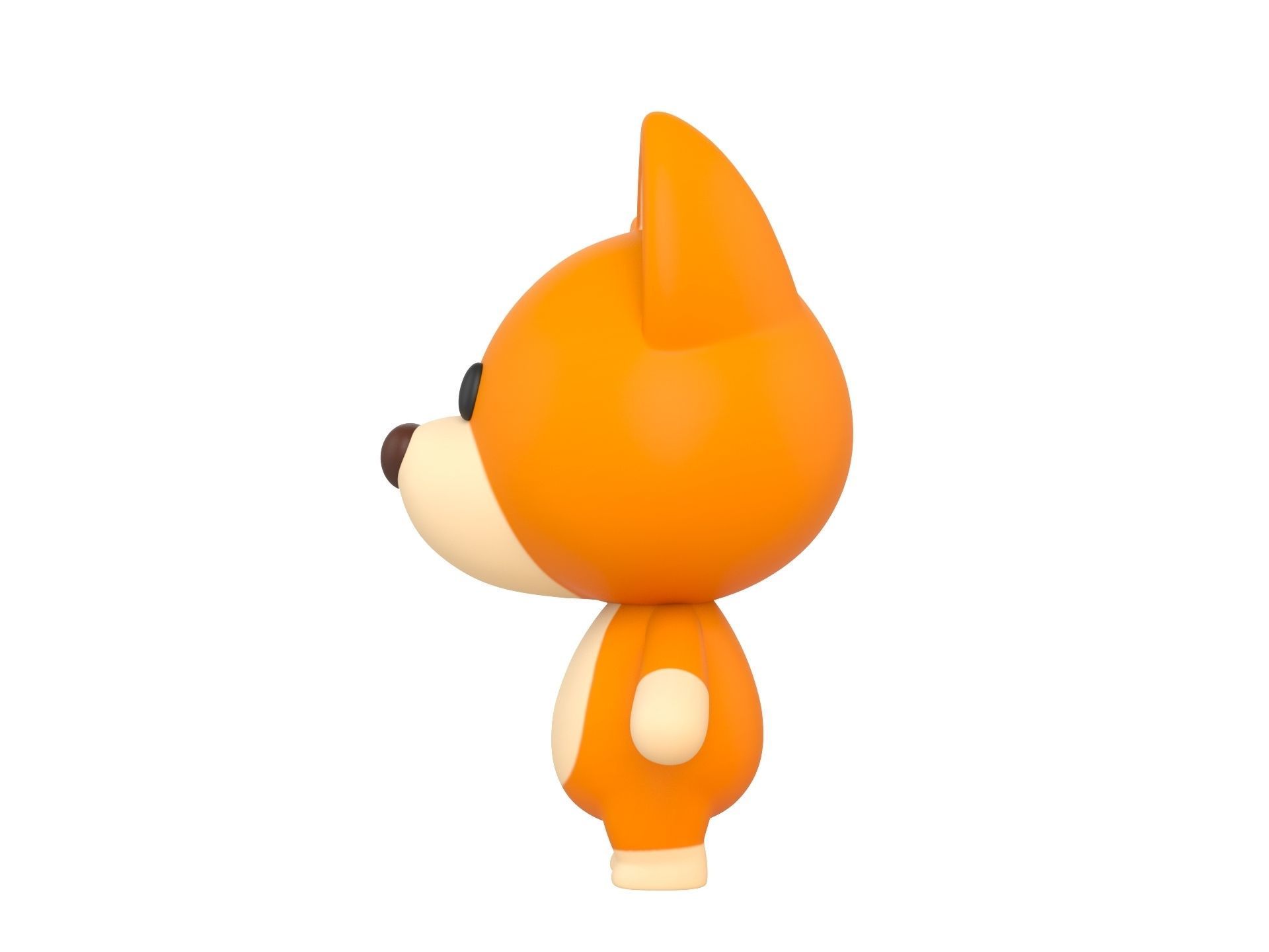 Character060 Rigged Dog 3D model_11