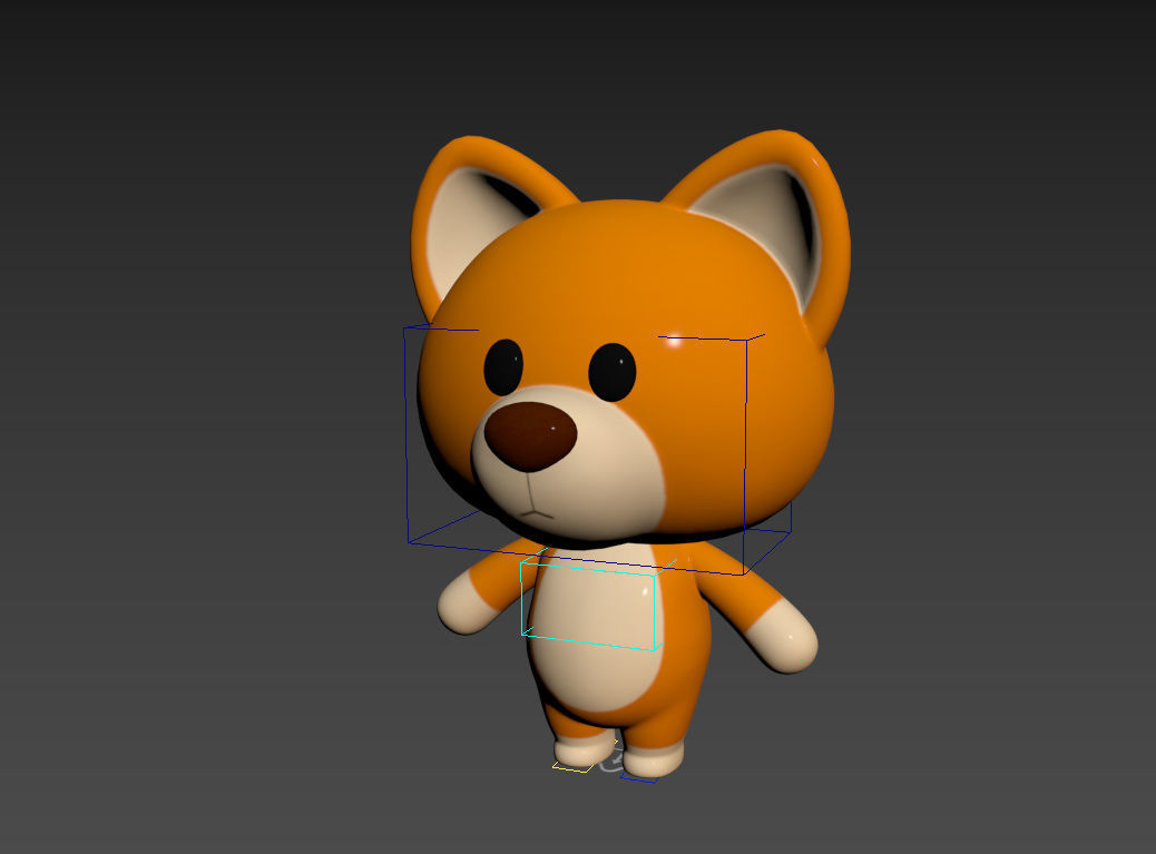 Character060 Rigged Dog 3D model_15
