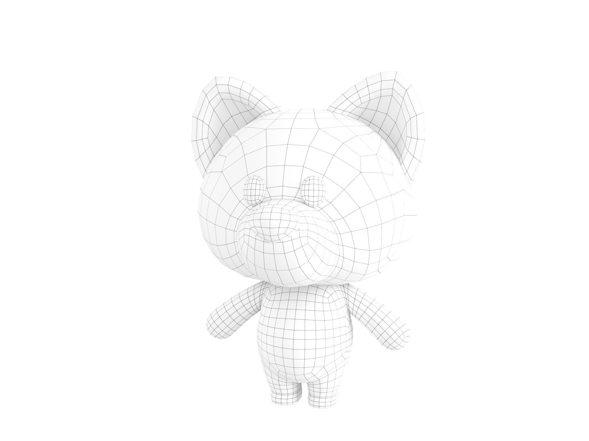 Character060 Rigged Dog 3D model_14