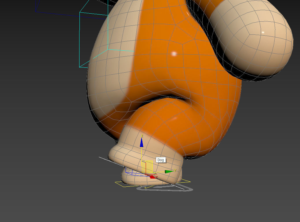 Character060 Rigged Dog 3D model_32