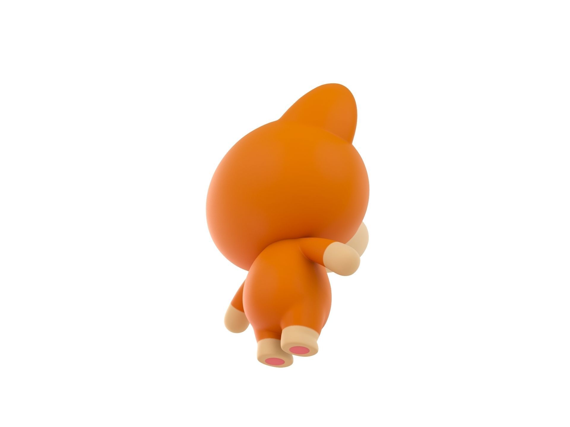 Character060 Rigged Dog 3D model_8