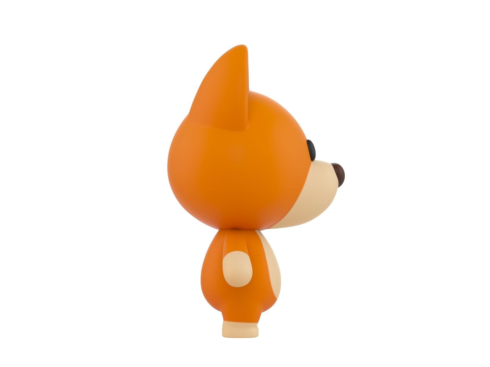 Character060 Rigged Dog 3D model_7