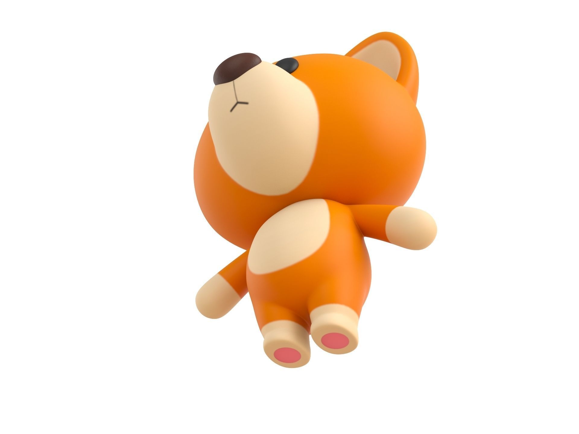 Character060 Rigged Dog 3D model_13