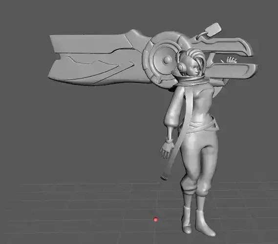 True Damage Senna 3D Model