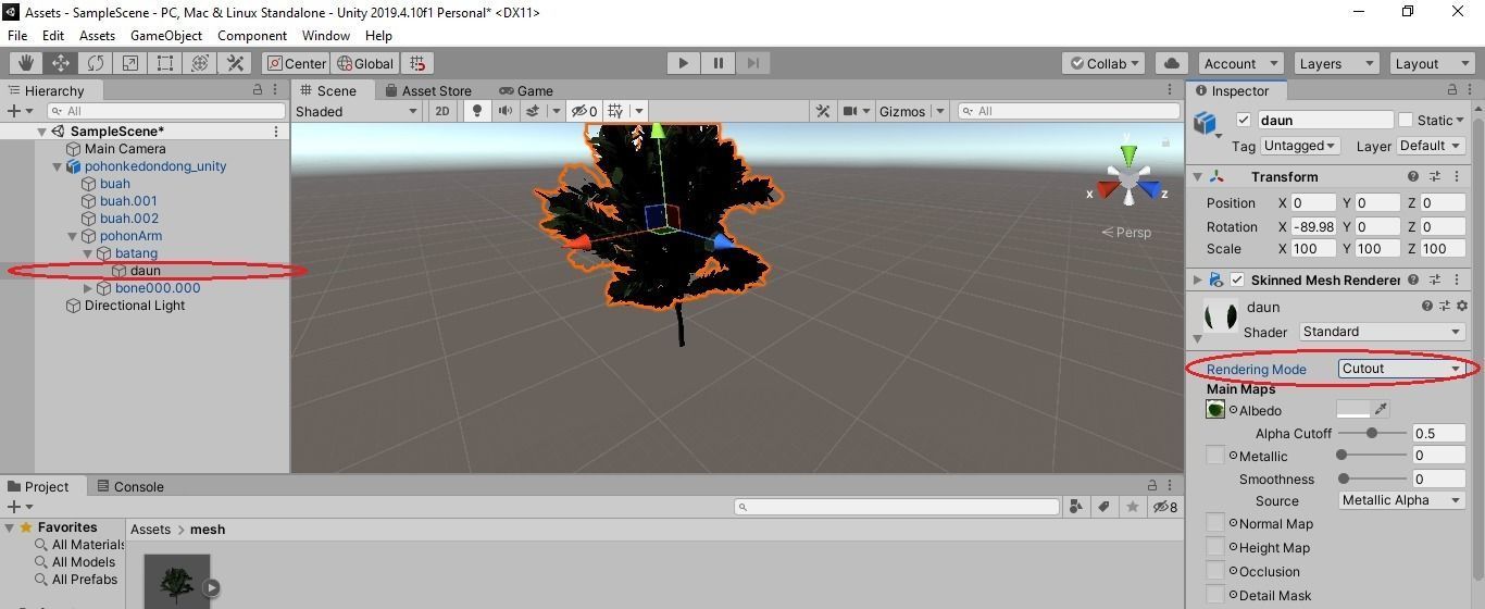 Pohon Kedondong 3D model_12