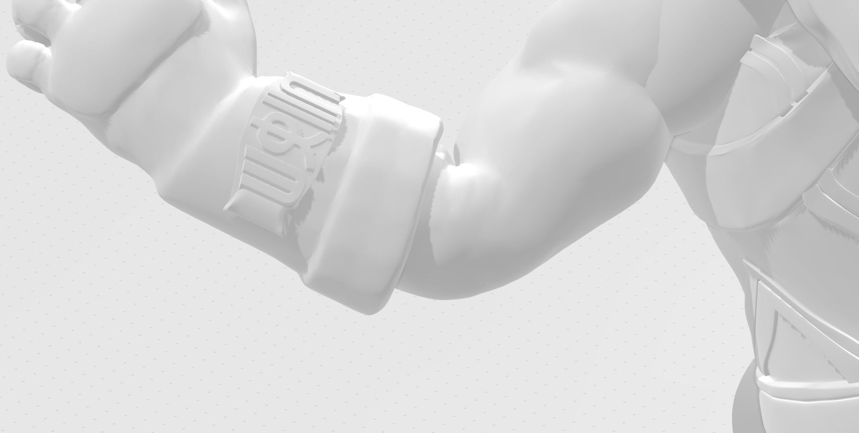 Ryu Ranger miniature for Power Rangers Heroes of the Grid 3D print model_3