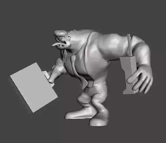 Corporate Dr Mundo 3D Model 3D print model