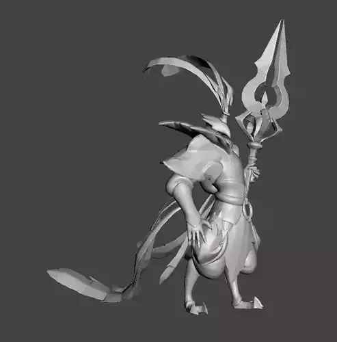 Warring Kingdoms Azir 3D Model