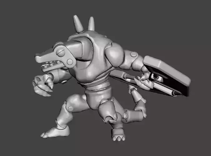 Toy Renekton 3D Model