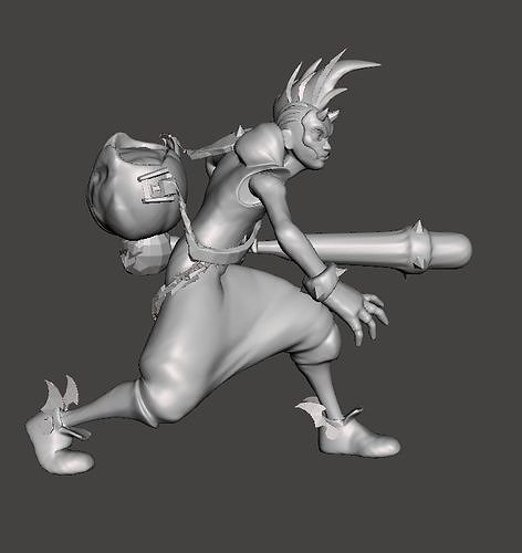 Trick or Treat Ekko 3D Model 3D print model