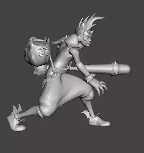 Trick or Treat Ekko 3D Model 3D print model