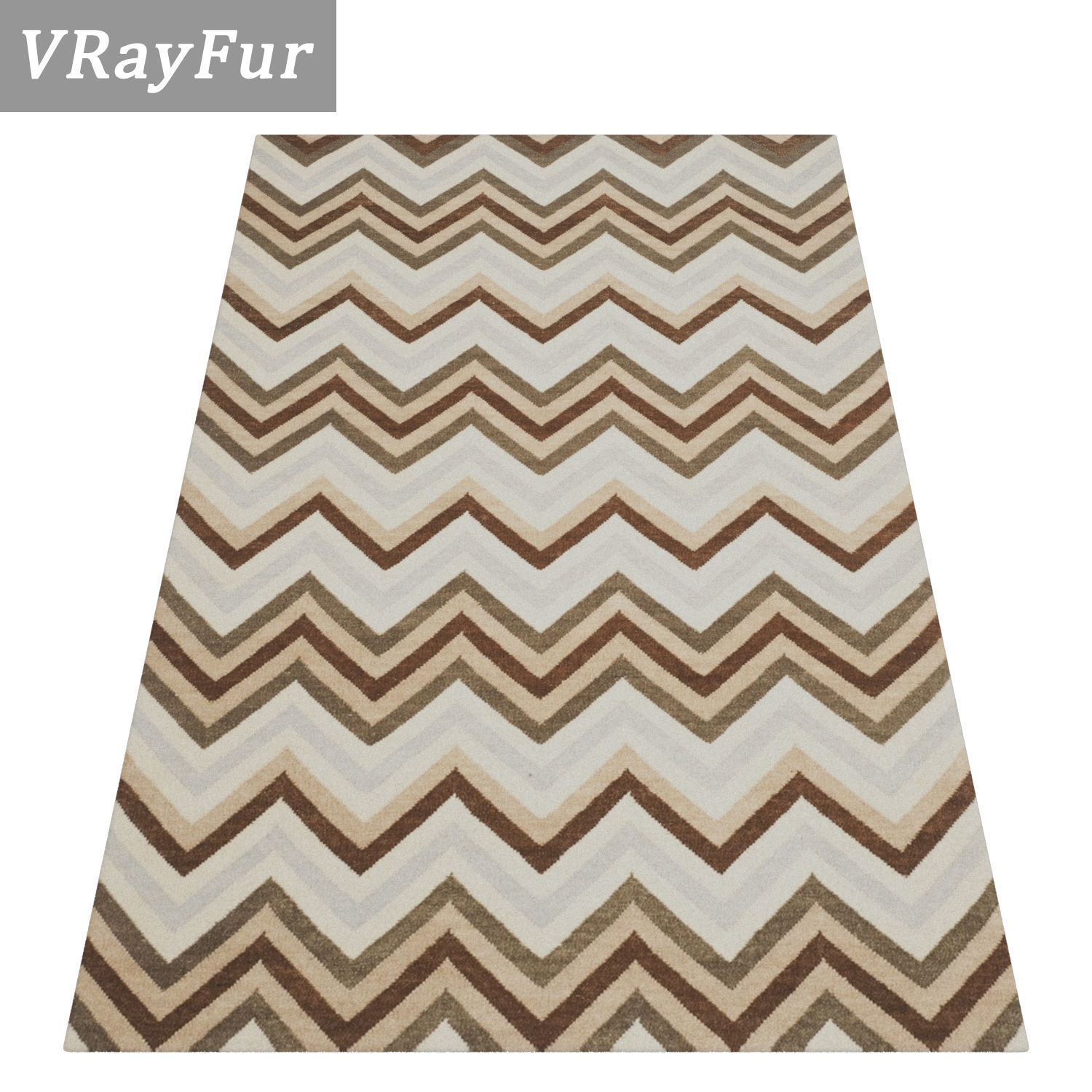 Rug Set 2098 3D model_2