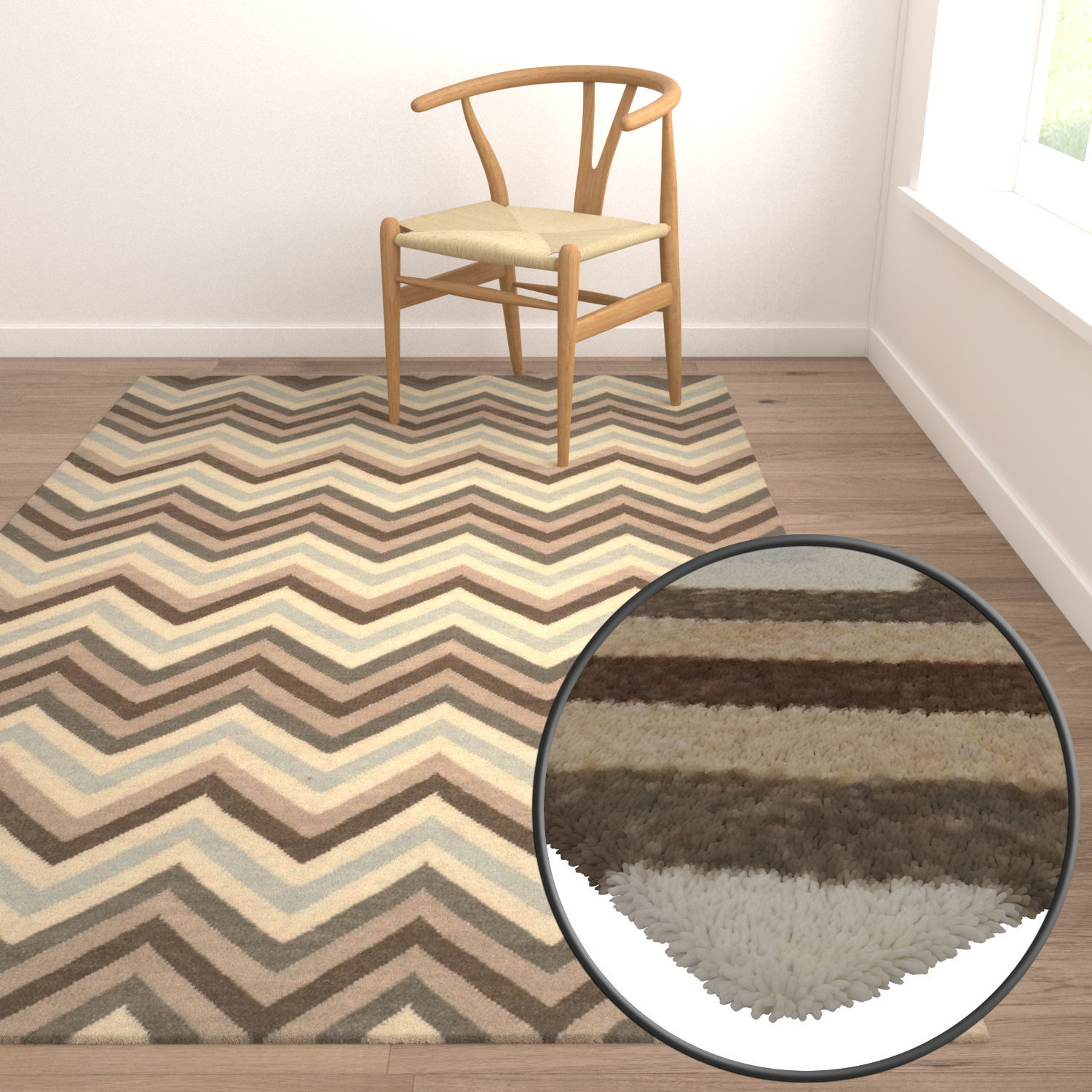 Rug Set 2098 3D model_5